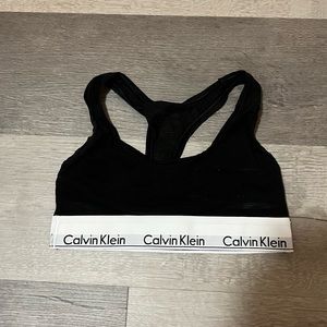 Black Calvin Klein Sports Bra